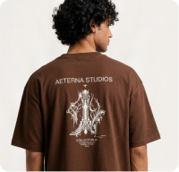 Brown tee back