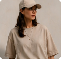 Black tee model